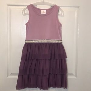Hanna Andersson girls tulle dress sz 120 (6/7)